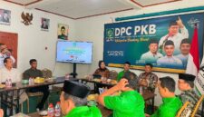 Kunjungan Roadshow KPU dan Kesbangpol Kabupaten Bandung Barat terkait sosialisasi penambahan dapil (daerah pemilihan) di Kantor DPC PKB Kabupaten Bandung Barat, Kamis (4/6/2026).
