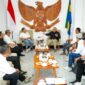 Audiensi jajaran PWI Jawa Barat dengan Wali Kota Bandung, Muhammad Farhan, di Pendopo Kota Bandung, Rabu (10/6/2026). Foto: Humas PWI Jabar 
