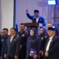 Ketua Dewan Pimpinan Daerah (DPD) Partai NasDem Kabupaten Bandung Barat (KBB), Bintang Pamungkas dan jajaran pengurus DPD NasDem KBB resmi dilantik 
