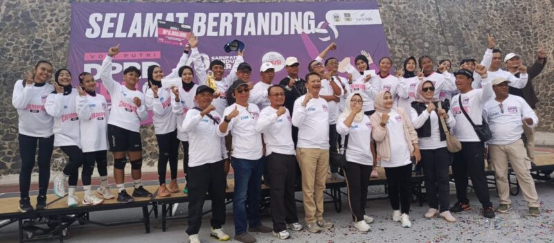 Turnamen Bola Voli Putri DPRD Cup Series 2 memeriahkan HUT KBB ke-19 (foto: Abdul Kholilulloh)