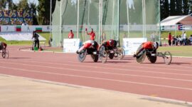 Atlet Jaenal Aripin berhasil mengharumkan nama Indonesia dan Kabupaten Bandung Barat dengan meraih podium juara kedua pada ajang Grand Prix Para Athletics 2026 di Tunisia (foto: dok. NPCI KBB)