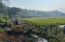 Aksi pembersihan eceng gondok dimulai pada Senin (29/6/2026) di kawasan Jembatan Ciminyak, Desa Rancapanggung, Kecamatan Cililin KBB (foto: istimewa)
