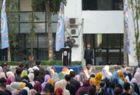 Wakil Wali Kota Cimahi, Adhitia Yudisthira, saat memimpin Upacara Hari Keluarga Nasional (Harganas) ke-33 Tahun 2026 di Kompleks Pemerintah Kota (Pemkot) Cimahi, Senin (29/6/2026). Foto: Prokompin Pemkot Cimahi 