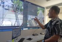 Ruangan operator CCTV ATCS milik Dishub Bandung Barat (foto: Abdul Kholilulloh)