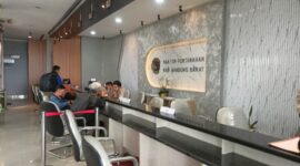Kantor BPN KBB terletak di jalan Padalarang, Desa Ciburuy, Kecamatan Padalarang (foto: Abdul Kholilulloh)