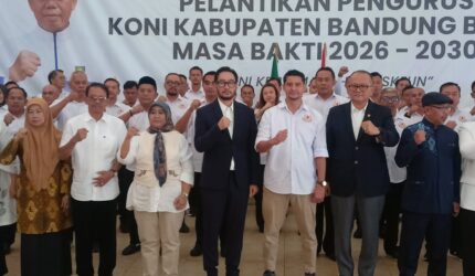 KONI KBB Resmi Dilantik, Tobias Ginanjar Targetkan Tembus 6 Besar Porprov Jabar 2026
