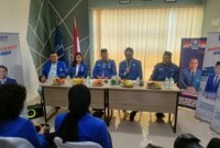 Ketua DPD Partai Amanat Nasional (PAN) Kabupaten Bandung Barat (KBB), Jeje Ritchie Ismail saat Muscab PAN VI Se Bandung Barat (foto: Abdul Kholilulloh)