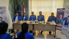 Ketua DPD Partai Amanat Nasional (PAN) Kabupaten Bandung Barat (KBB), Jeje Ritchie Ismail saat Muscab PAN VI Se Bandung Barat (foto: Abdul Kholilulloh)