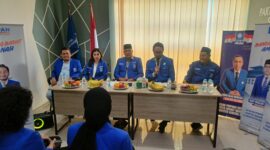 Ketua DPD Partai Amanat Nasional (PAN) Kabupaten Bandung Barat (KBB), Jeje Ritchie Ismail saat Muscab PAN VI Se Bandung Barat (foto: Abdul Kholilulloh)