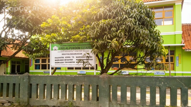 MTs Muslimin Citapen, Kecamatan Cihampelas, Kabupaten Bandung Barat (foto ilustrasi AI)