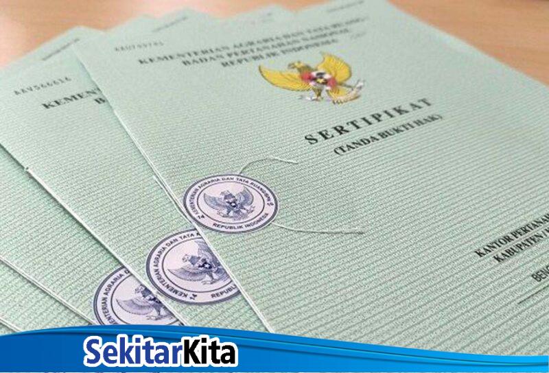 Ilustrasi sertifikat tanah (foto: jatimnesia.com)
