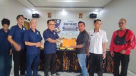 Pemuda asal Desa Pasirlangu, Kecamatan Cisarua, Wahyudin, sebagai Ketua Umum PBVSI Kabupaten Bandung Barat periode terbaru secara aklamasi, Rabu (1/7/2026). Foto: Abdul Kholilulloh 