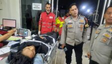 Seorang pemuda berusia 21 tahun tertemper Kereta Rel Diesel (KRD) Lokal jurusan Padalarang-Bandung (foto: istimewa)