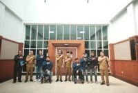 Bupati Bandung Barat, Jeje Ritchie Ismail, dan Wakil Bupati Bandung Barat Asep Ismail menerima audiensi NPCI KBB berserta jajaran (foto: dok. Prokompin KBB)