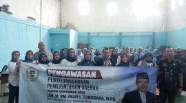 Anggota Komisi IV DPRD Kabupaten Bandung Barat (KBB) dari Fraksi Partai Demokrat, DR. H. RM. Imam I. Tunggara, M.Pd., melaksanakan P3D di Desa Cangkorah, Kecamatan Batujajar (foto: Abdul Kholilulloh)