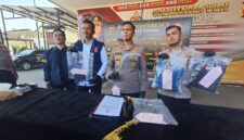 Kapolres Cimahi AKBP Niko N Adi Putra saat gelar perkara di Mapolres Cimahi, Rabu 22 Juli 2026 (foto: Abdul Kholilulloh)