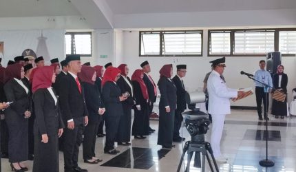 Pemkab Bandung Barat Lantik 112 Kepsek, Disdik Targetkan Kekosongan Jabatan Tuntas Tahun 2026