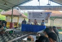 Rapat Pengawasan Penyelenggaraan Pemerintahan Daerah (P3D) tahun anggaran 2026 yang digelar Anggota Komisi III DPRD Kabupaten Bandung Barat Pither Tjuandys bersama pengurus PBVSI KBB (foto: Abdul Kholilulloh)