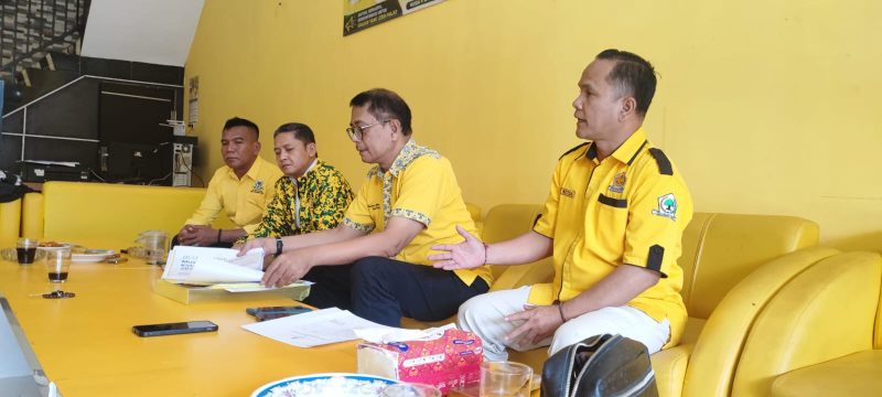 Jumpa Pers Panitia OC Golkar untuk pemilihan ketua DPD baru 