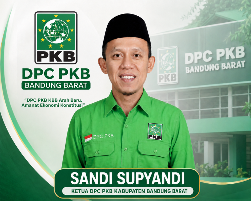 Ketua Komisi I DPRD Kabupaten Bandung Barat (KBB), Sandi Supyandi (desain: Abdul Kholilulloh/AI) 