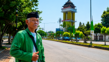 Tokoh pendiri Lembaga Seni Qasidah Indonesia Nusantara Jaya (LASQI NJ), Watemo Widjoyo (foto: Abdul Kholilulloh)