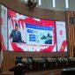 Pidato Kenegaraan 2026 oleh Presiden Prabowo Subianto pada Sidang Tahunan MPR RI serta  Sidang Bersama DPR RI-DPD RI, dan disaksikan oleh unsur pemerintahan Forkompinda, DPRD KBB, TNI Polri, tokoh agama dan masyarakat secara virtual di gedung DPRD KBB (foto: Abdul Kholilulloh)
