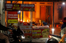 Ledakan hebat disertai kebakaran terjadi di sebuah tempat usaha fried chicken (ayam goreng tepung) di Kampung Sudimampir RT 02/RW 01, Desa Padalarang, Kecamatan Padalarang KBB, Sabtu 22 Agustus 2026 (foto: Abdul Kholilulloh)