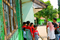 Kondisi sarana dan prasarana (sapras) SMP Negeri 2 Ngamprah, Kabupaten Bandung Barat (KBB) memprihatinkan (foto: Abdul Kholilulloh)