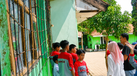 Kondisi sarana dan prasarana (sapras) SMP Negeri 2 Ngamprah, Kabupaten Bandung Barat (KBB) memprihatinkan (foto: Abdul Kholilulloh)