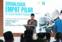 Libatkan Tiga Ormas Islam, Anggota DPR RI Asep Romy Serap Aspirasi Warga Kabupaten Bandung Lewat Sosialisasi Empat Pilar, 20 Juni 2026 (foto: istimewa)