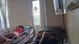 Sejumlah korban diduga keracunan MBG dirawat di RS IMC Cimareme (foto: Abdul Kholilulloh)