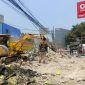 Penertiban Bangli tahap dua di Jalan GA Manulang, kawasan Sudimampir, Kecamatan Padalarang, Kabupaten Bandung Barat (foto: Abdul Kholilulloh)
