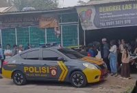 Polisi olah TKP Kampung Cikawati RT 03/RW 03, Desa Pakuhaji, Kecamatan Ngamprah, Kabupaten Bandung Barat (KBB), foto: istimewa 