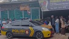 Polisi olah TKP Kampung Cikawati RT 03/RW 03, Desa Pakuhaji, Kecamatan Ngamprah, Kabupaten Bandung Barat (KBB), foto: istimewa