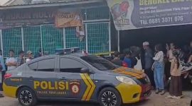 Polisi olah TKP Kampung Cikawati RT 03/RW 03, Desa Pakuhaji, Kecamatan Ngamprah, Kabupaten Bandung Barat (KBB), foto: istimewa 