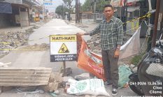 CV Deannova dan PUTR KBB Disorot, Proyek Jalan H Gofur-Cibatu Dinilai Asal-asalan 
