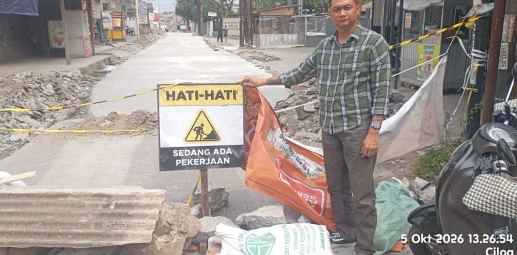 CV Deannova dan PUTR KBB Disorot, Proyek Jalan H Gofur-Cibatu Dinilai Asal-asalan 