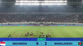 Timnas Indonesia Menang Telak 9-2 atas Bangladesh, Garuda Lolos ke Final FIFA ASEAN Cup 2026