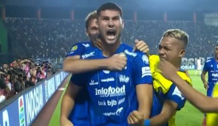 Persib Vs Persik Berakhir 1-0, Sundulan Julio Cesar Antar Maung Bandung Amankan Tiga Poin