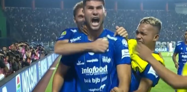 Persib Vs Persik Berakhir 1-0, Sundulan Julio Cesar Antar Maung Bandung Amankan Tiga Poin